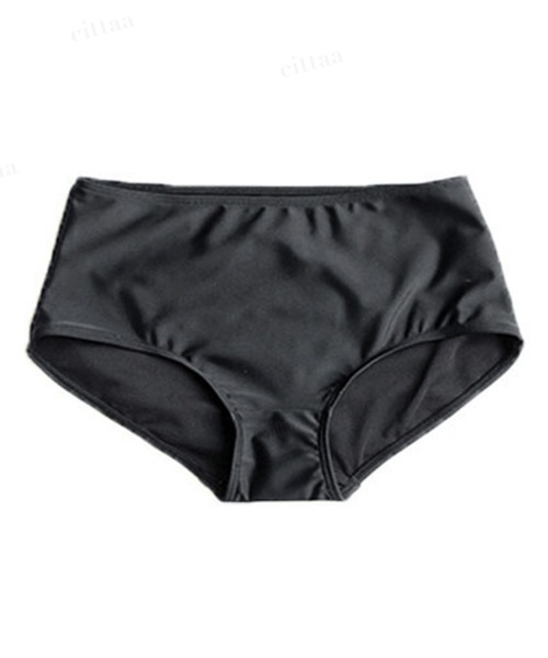 Dalfwin(ダールフィン)の「ギンガムチェックオフショルダーフリルビキニ×スカート3点セット水着(水着・レディース・ブラック・ONE SIZE)」の20枚目の写真