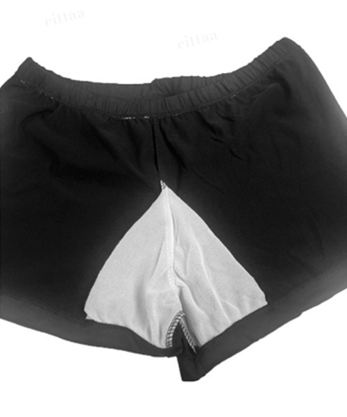 Dalfwin(ダールフィン)の「ギンガムチェックオフショルダーフリルビキニ×スカート3点セット水着(水着・レディース・ブラック・ONE SIZE)」の22枚目の写真