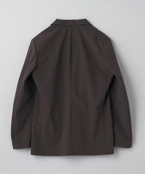 J7213新品 ユナイテッドアローズ ウォッシャブルシアサッカージャケット 紺L UNITED ARROWS（ユナイテッドアローズ）の「ライトシアサッカー