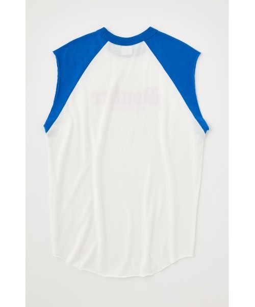 MOUSSY（マウジー）の「RAGRAN BLACK LETTER NS Tシャツ（タンクトップ・レディース・オレンジ/ブルー/ライトブラック・FREE）」の14枚目の写真