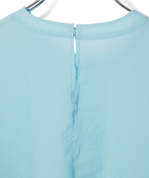 ADAM ET ROPE'（アダムエロペ）の「シアータフタTEE（Tシャツ/カットソー・レディース・サックスブルー/ブラック/ホワイト・FREE）」の18枚目の写真