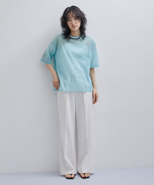 ADAM ET ROPE'（アダムエロペ）の「シアータフタTEE（Tシャツ