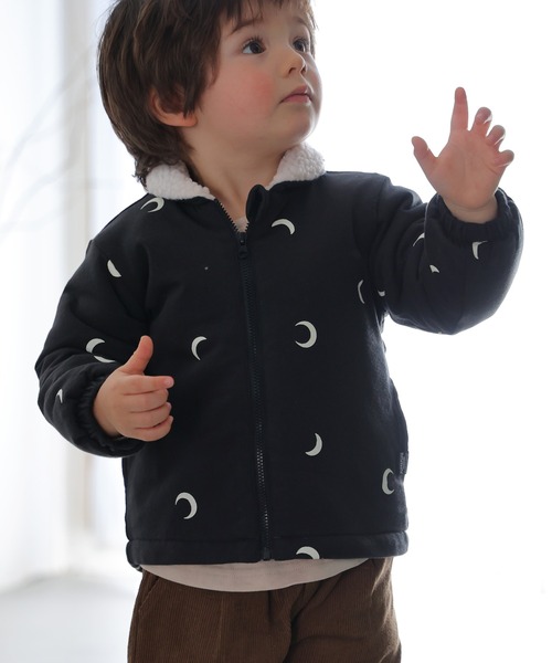 総柄 裏 ボア ジャケット（その他アウター）｜PUPPAPUPO（プッパプーポ