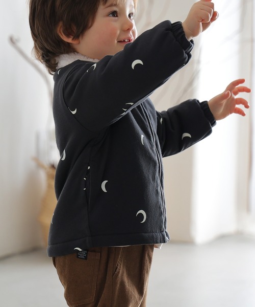 総柄 裏 ボア ジャケット（その他アウター）｜PUPPAPUPO（プッパプーポ