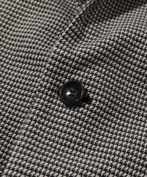 MEN'S BIGI（メンズビギ）の「トリコットコーデュロイ千鳥格子プリントテーラードジャケット＜セットアップ対応＞（テーラードジャケット・メンズ・ブラウン/グレー・03/02/04/01）」の6枚目の写真