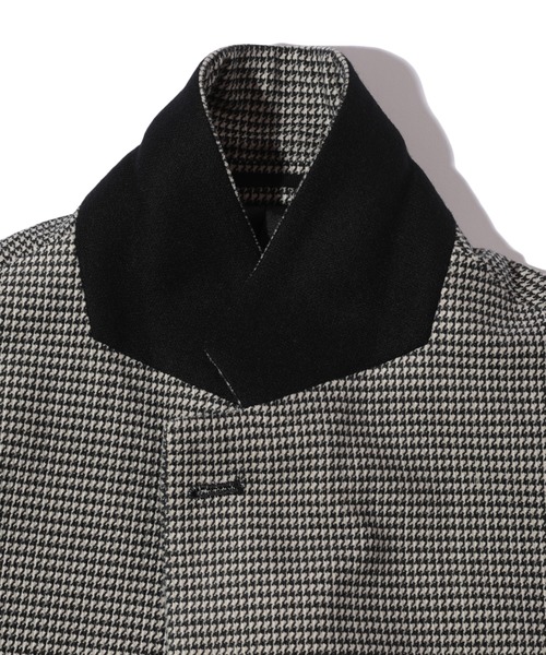 MEN'S BIGI（メンズビギ）の「トリコットコーデュロイ千鳥格子プリントテーラードジャケット＜セットアップ対応＞（テーラードジャケット・メンズ・ブラウン/グレー・03/02/04/01）」の8枚目の写真