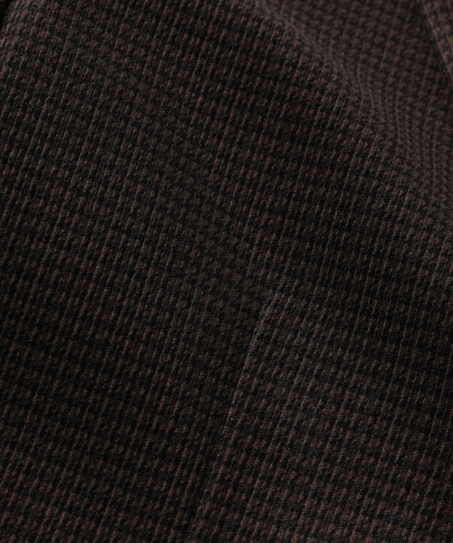 MEN'S BIGI（メンズビギ）の「トリコットコーデュロイ千鳥格子プリントテーラードジャケット＜セットアップ対応＞（テーラードジャケット・メンズ・ブラウン/グレー・03/02/04/01）」の15枚目の写真