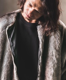 GLIMCLAP（グリムクラップ）の「mj9395- Fake fur collarless design 