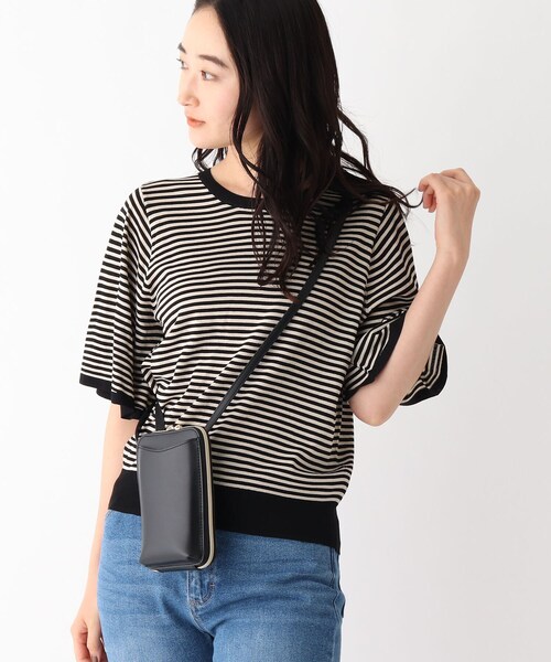 OPAQUE.CLIP(オペークドットクリップ)の「◆ウォレットミニショルダー(ショルダーバッグ・レディース・ブラック/ブラック系/ピンク系/ゴールド・00)」の2枚目の写真