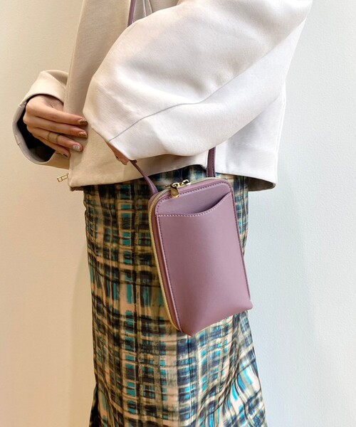 OPAQUE.CLIP(オペークドットクリップ)の「◆ウォレットミニショルダー(ショルダーバッグ・レディース・ブラック/ブラック系/ピンク系/ゴールド・00)」の5枚目の写真