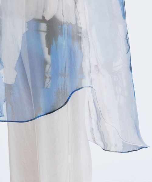 TELMA テルマ　ヘンプ　シャツ　ブラウス TELMA Embroidered Square Shirt｜トゥモローランド 公式通販