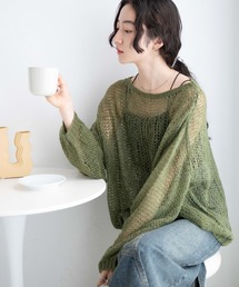 WEGO/モヘアライクニットプルオーバー