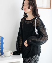 WEGO/モヘアライクニットプルオーバー