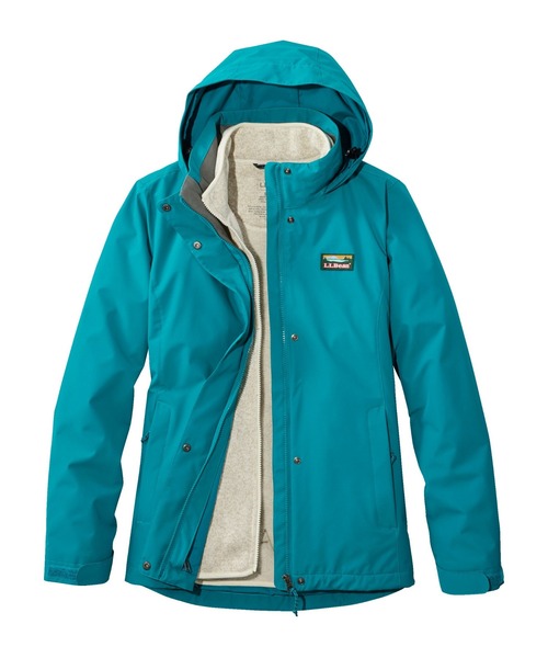 L.L.Bean(エルエルビーン)の「エル・エル・ビーン・セーター・フリース 3イン1 ジャケット 米国フィット・レギュラー(その他アウター・レディース・ブルーグリーン/ネイビー/オレンジ/ブラック・SMALL/X-SMALL/LARGE/MEDIUM)」の12枚目の写真