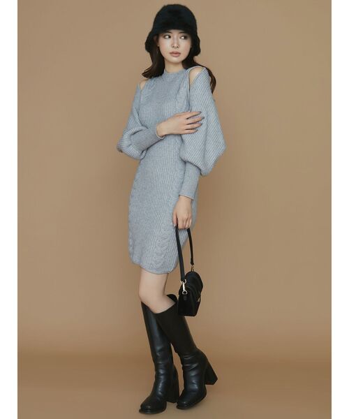 RESEXXY（リゼクシー）の「ショートファーベルハット（ハット・レディース・ブラック/ホワイト・FREE）」の14枚目の写真