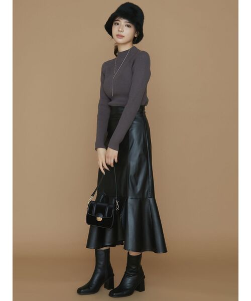 RESEXXY（リゼクシー）の「ショートファーベルハット（ハット・レディース・ブラック/ホワイト・FREE）」の15枚目の写真