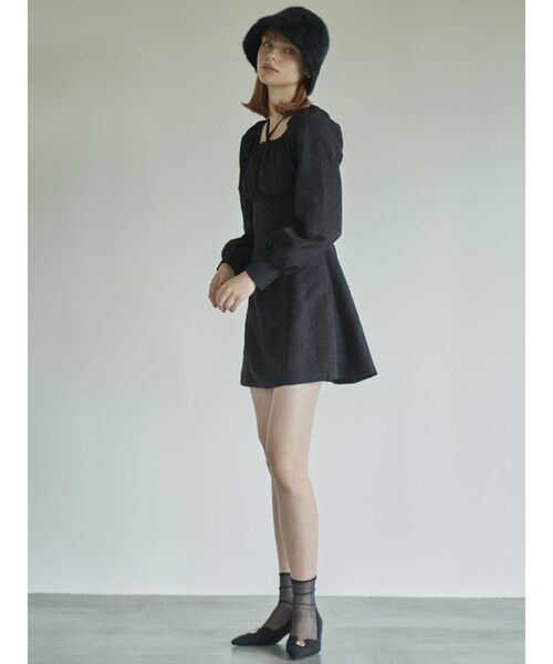 RESEXXY（リゼクシー）の「ショートファーベルハット（ハット・レディース・ブラック/ホワイト・FREE）」の16枚目の写真