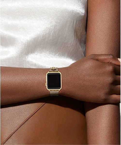 COACH(コーチ)の「「COACH/コーチ」 Apple Watch / アップルウォッチ用替えベルト 38mm&40mm&41mm アップルウォッチ用 バンド(デジタル腕時計・レディース・ライトブラウン/シルバー・FREE)」の11枚目の写真