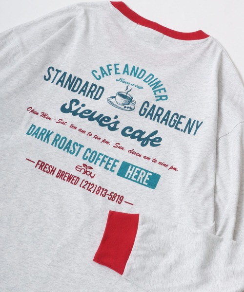 長袖　ヒロインズ　Tシャツセット シアーニット×長袖Tシャツセット（55-41KI32-204）｜パープル