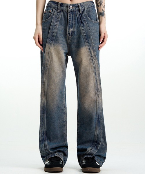 LOOSE FIT DESIGN DENIM/ルーズフィットデザインデニム（デニム