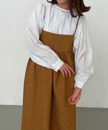 ふくれジャガードキャミワンピ―ス