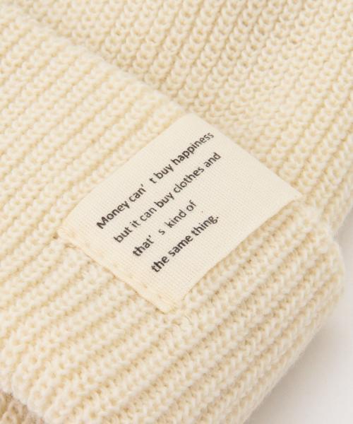 BEAMS(ビームス)の「BEAMS / ニットキャップ(ニットキャップ/ビーニー・メンズ・オフホワイト/グレー/ブラック/ネイビー・ONE SIZE)」の10枚目の写真