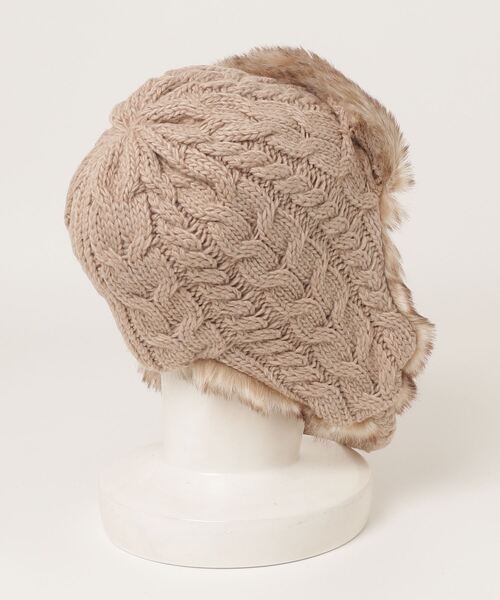 BILLABONG（ビラボン）の「BILLABONG/ビラボン キャップ トラッパー TRAPPER KNIT CAP BD014-910（キャップ・レディース・ブラック/ベージュ/ブラウン・FREE）」の20枚目の写真