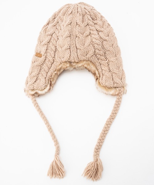 BILLABONG（ビラボン）の「BILLABONG/ビラボン キャップ トラッパー TRAPPER KNIT CAP BD014-910（キャップ・レディース・ブラック/ベージュ/ブラウン・FREE）」の11枚目の写真