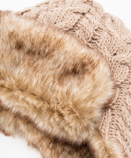 BILLABONG（ビラボン）の「BILLABONG/ビラボン キャップ トラッパー TRAPPER KNIT CAP BD014-910（キャップ・レディース・ブラック/ベージュ/ブラウン・FREE）」の13枚目の写真