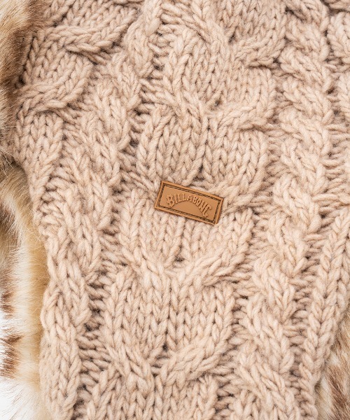 BILLABONG（ビラボン）の「BILLABONG/ビラボン キャップ トラッパー TRAPPER KNIT CAP BD014-910（キャップ・レディース・ブラック/ベージュ/ブラウン・FREE）」の14枚目の写真