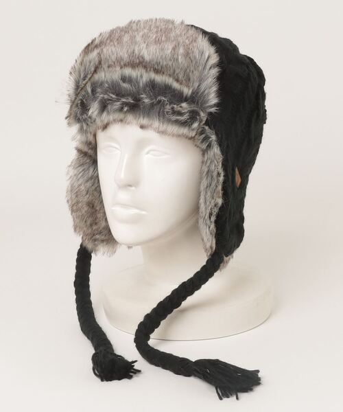 BILLABONG（ビラボン）の「BILLABONG/ビラボン キャップ トラッパー TRAPPER KNIT CAP BD014-910（キャップ・レディース・ブラック/ベージュ/ブラウン・FREE）」の18枚目の写真