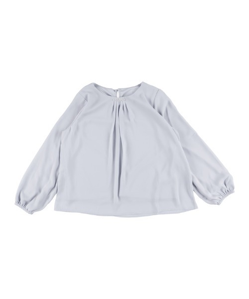 coca(coca)(コカ)の「インナー付きパールブラウス(シャツ/ブラウス・レディース・ライトグレー/ホワイト・L/M)」の15枚目の写真