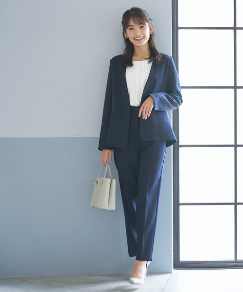 coca(coca)(コカ)の「インナー付きパールブラウス(シャツ/ブラウス・レディース・ライトグレー/ホワイト・L/M)」の13枚目の写真