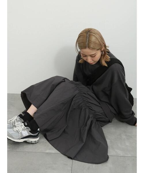 Samansa Mos2 blue（サマンサモスモスブルー）の「裏毛ドッキング