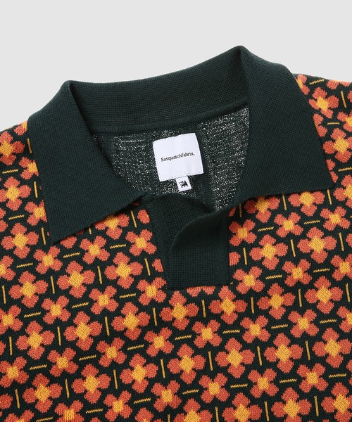 SASQUATCHfabrix.(サスクワァッチファブリックス)の「“FLOWER” SKIPPER KNIT(ニット/セーター・メンズ・ラスタ・XL/L/M)」の3枚目の写真