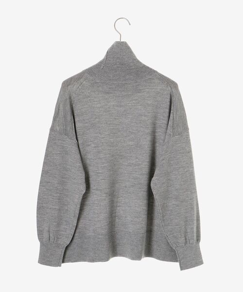 le.coeur blanc(ルクールブラン)の「ウォッシャブルウールワイドタートル(ニット/セーター・レディース・ブラック/レッド/グレー・38)」の7枚目の写真