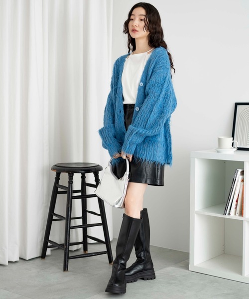 WEGO（ウィゴー）の「WEGO/ネックデザインロンT（Tシャツ/カットソー・レディース・オフホワイト/サックスブルー・FREE）」の12枚目の写真