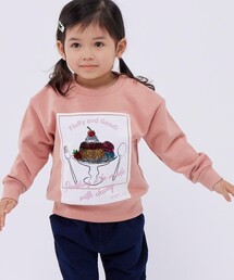 SHIPS Colors（シップス カラーズ）の「SHIPS Colors:スパンコール プリント スウェット(100~130cm)◇（スウェット）」