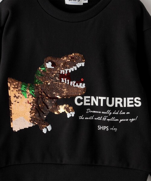 SHIPS Colors（シップス カラーズ）の「SHIPS Colors:スパンコール プリント スウェット(100~130cm)◇（スウェット・キッズ・ブルー/ピンク/ブラック・110/100/120/130）」の10枚目の写真