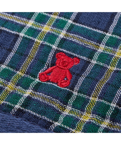 MIKI HOUSE(ミキハウス)の「【ふわはだたおる】ハンドタオル(ベビーギフト・キッズ・ネイビー/レッド・ONE SIZE)」の4枚目の写真
