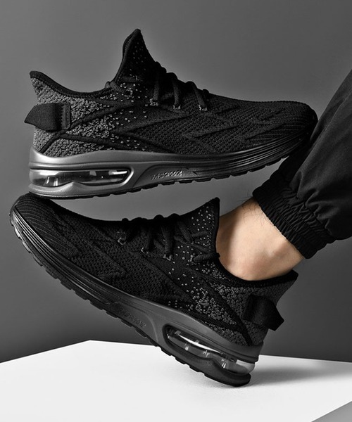 SVEC（シュベック）の「エアクッション レースアップ ローカット ランニングシューズ（スニーカー・メンズ・ホワイト/ブルー/ブラック・44/43/42/45/46/40/41/39）」の10枚目の写真