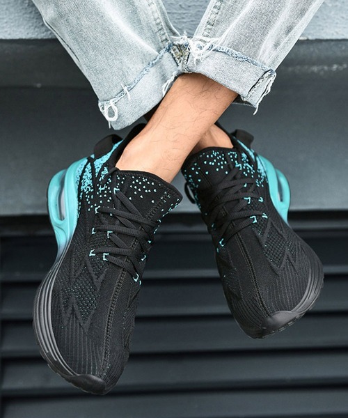 SVEC（シュベック）の「エアクッション レースアップ ローカット ランニングシューズ（スニーカー・メンズ・ホワイト/ブルー/ブラック・44/43/42/45/46/40/41/39）」の18枚目の写真