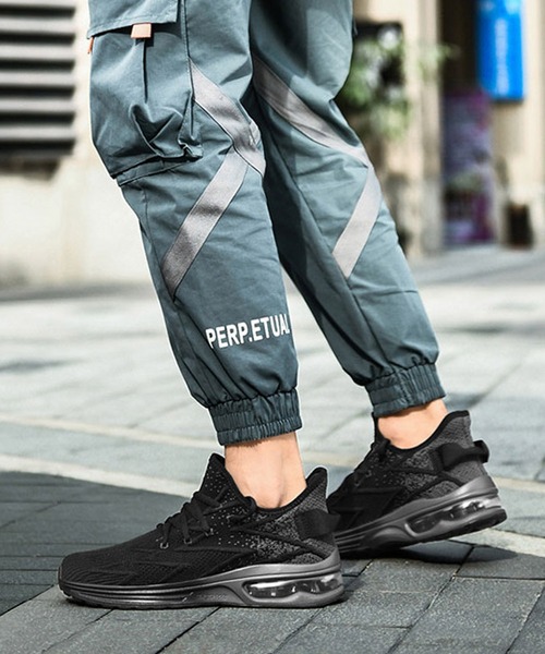 SVEC（シュベック）の「エアクッション レースアップ ローカット ランニングシューズ（スニーカー・メンズ・ホワイト/ブルー/ブラック・44/43/42/45/46/40/41/39）」の12枚目の写真