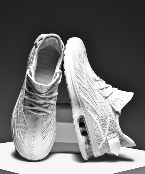 SVEC（シュベック）の「エアクッション レースアップ ローカット ランニングシューズ（スニーカー・メンズ・ホワイト/ブルー/ブラック・44/43/42/45/46/40/41/39）」の9枚目の写真