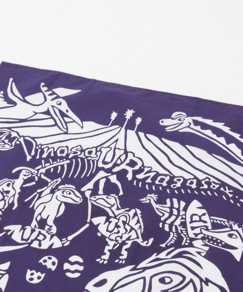 URBAN RESEARCH（アーバンリサーチ）の「たてまつる　DinosaUR Nagasaki バンダナ（その他雑貨・レディース・ネイビー・0）」の3枚目の写真