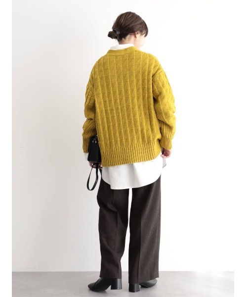 AMERICAN HOLIC(アメリカンホリック)の「ツイードタックワイドパンツ(その他パンツ・レディース・ブラウン/その他9/チェック・S/L/M)」の10枚目の写真