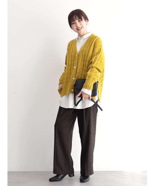 AMERICAN HOLIC(アメリカンホリック)の「ツイードタックワイドパンツ(その他パンツ・レディース・ブラウン/その他9/チェック・S/L/M)」の9枚目の写真