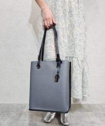 MERCURYDUO | 【MERCURYDUO/マーキュリーデュオ】メタルアイレット　縦長トートバッグ  推し活ラージバッグ 縦長ショルダーバッグ(トートバッグ)