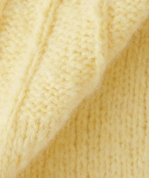 yuni ネパールハンドニット　求心プルオーバー ネパールハンドニット求心プルオーバー yuni ネパールハンドニット求心