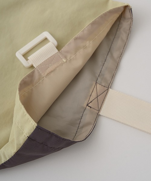 b・ROOM(ビールーム)の「【撥水加工】シューズバッグ(バックパック/リュック・キッズ・ライトブルー/ベージュ/ネイビー/ピンク/ターコイズブルー/ライム/ラベンダー/チャコール/キャメル/グリーン・FREE)」の11枚目の写真